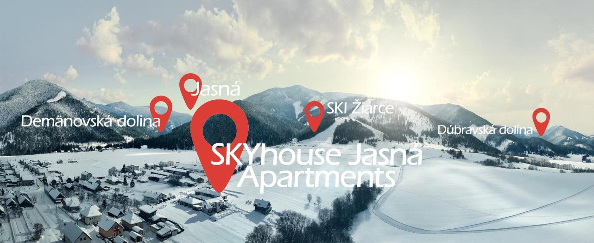Sky-House Jasna Apartments Pavčina Lehota المظهر الخارجي الصورة